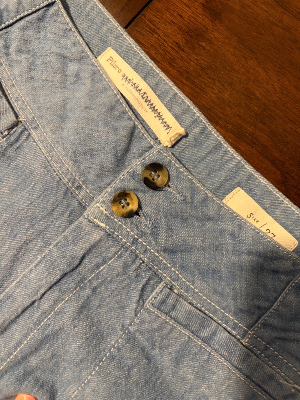 Pilcro and the Letterpress High-Waisted Wide Leg Jeans | Size 27 | Anthropologie - Picture 6 of 6